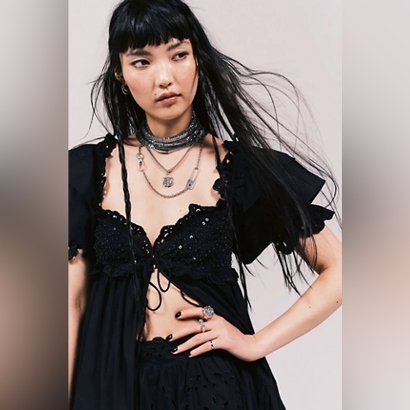 Free People Bali Moonlit Bride Set NWT – $600 Retail Rare Boho Bridal Two-Piece - Picture 4 of 9